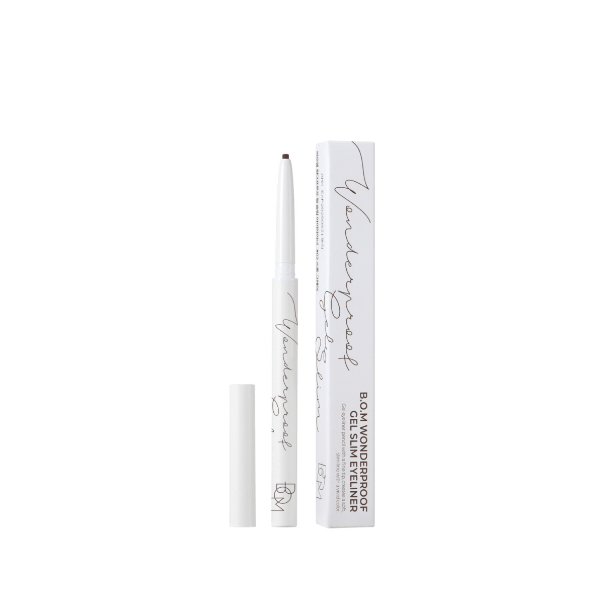 B.O.M Wonderproof Gel Slim Eyeliner | Glowii Beauty