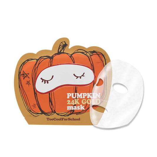 Too Cool For School Pumpkin 24K Gold Mask (1ea)