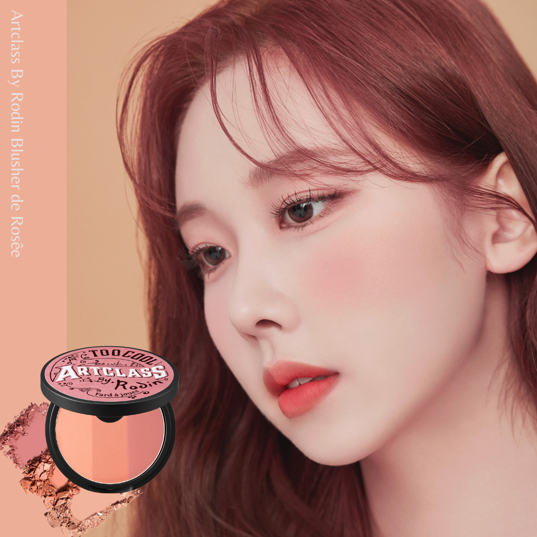 Artclass By Rodin Blusher De Rosee applied on womans face